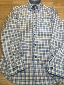 Two Men’s Dress Shirts WRK Blue Pink Madison Slim Fit 15-151/2  34/35 - Picture 1 of 7