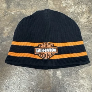 Harley-Davidson Mujer Gorro Barra Y Escudo Goma Logo Tejido Negro Talla Única - Imagen 1 de 8