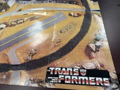 Original 1985 Action Mat For The TRANSFORMERS Tyco Train And Battle Set MAT ONLY - Image 1 of 4