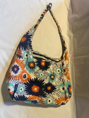 Bolso Hobo Bandolera Retirado Thirty One Reversible Paradise Pop Y Azul Marino Onda Foto 1 de 4