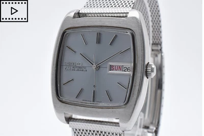 Vintage 1971 [NEAR MINT] SEIKO 5606-5040 Lord Matic Blue Automatic Watch JAPAN - Image 1 of 4