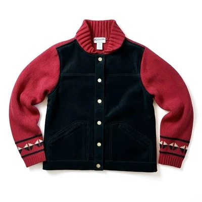 Chaqueta Suéter de Colección Pendleton Southwest Cottage Gamuza Lana Tejida Med Usada en Excelente Condición Rara Foto 1 de 4