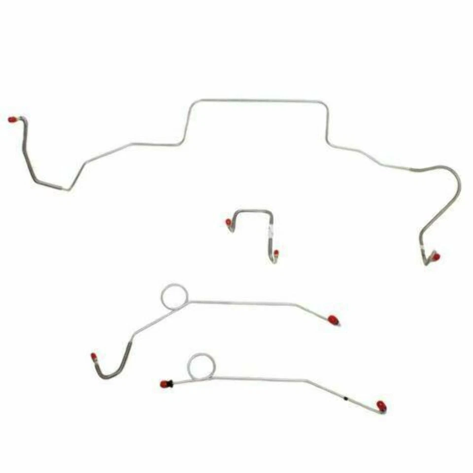 Front Brake Line Kit Fits Dodge Coronet 1967 w/ Power Brakes-RKT6704SS - Image 1 of 1