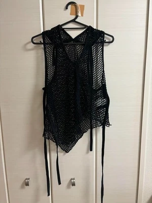 LIMI Feu Mesh Top Sin Mangas LD-T06-034 Talla S Color Negro 100% Algodón Mujer Foto 1 de 4