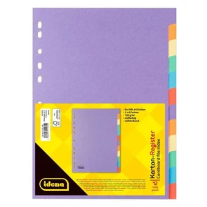 Idena Registro Cartoni 12 Pezzi 6 Colori 150g/m² DIN A4 - 11131 - Foto 1 di 1