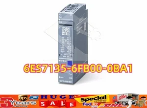 New Siemens 6ES7 135-6FB00-0BA1 6ES7135-6FB00-0BA1 ET 200SP Analog Output Module - Picture 1 of 7