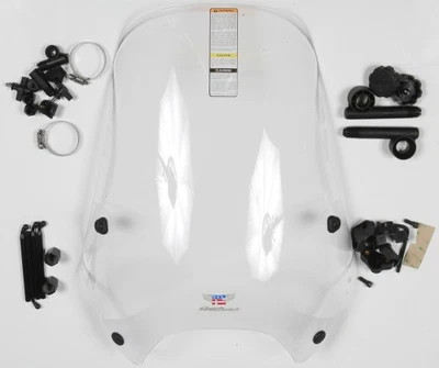 National Cycle Street Shield para 7/8 pulgadas. Manillar - Motocicleta Dirt Bike transparente Foto 1 de 3