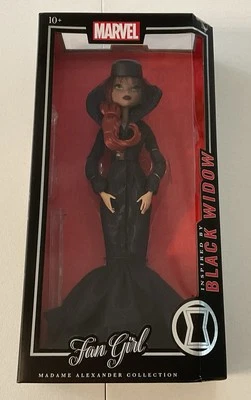 MARVEL MADAME ALEXANDER COLLECTION FAN GIRL BLACK WIDOW DOLL FACTORY SEALED NIP - Image 1 of 4