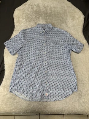 Camisa Vineyard Vibes ajuste clássico Murray botão para baixo estampa floral tamanho grande - Imagem 1 de 4