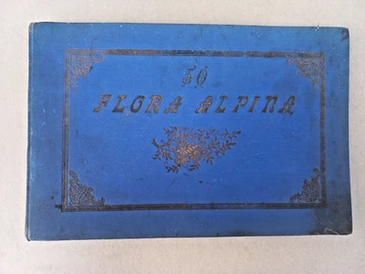 HERBIER : 50 Flora Alpina  (50 Plantes) en 12 planches Noms en  Latin COMPLET - Photo 1/4