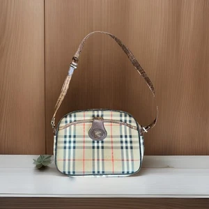Vintage Burberry Purse Shoulder Bag Nova Check Authentic  - Picture 1 of 11