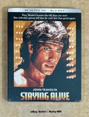 KINO LORBER : STAYING ALIVE (1983) - USA IMPORT 4K + BLU RAY - NEW (READ) - Image 1 of 4