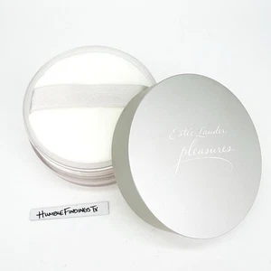 Polvere profumata per il corpo Estee Lauder Pleasures 1 oz con puff antipolvere nuova rara difficile da trovare - Foto 1 di 6