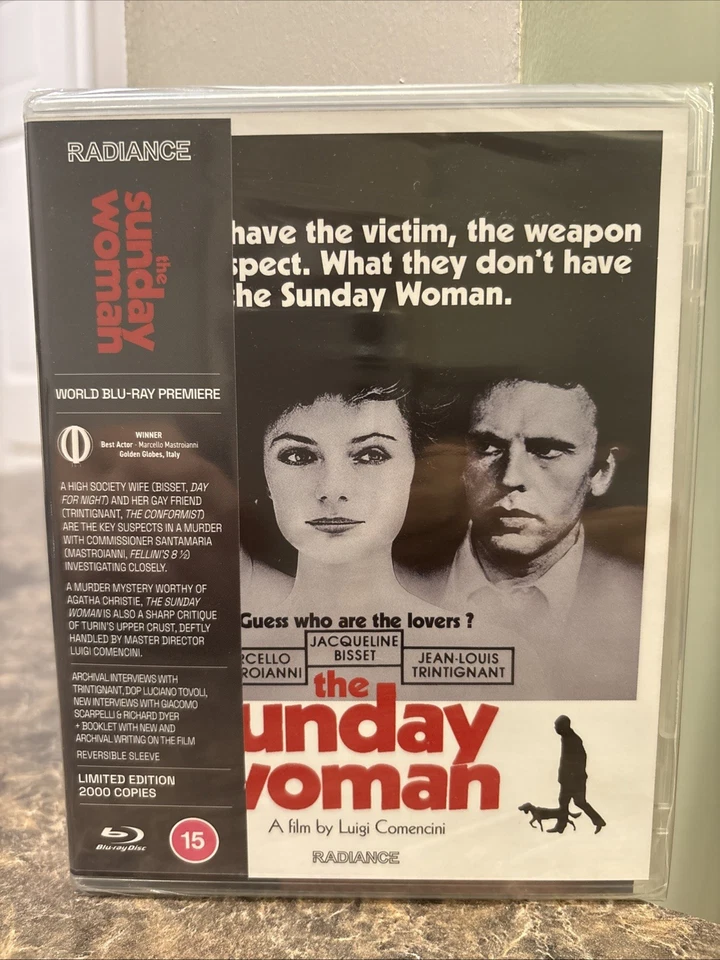 The Sunday Woman (1975) Radiance Films Limited Edition Blu-ray OOP - Image 1 of 2