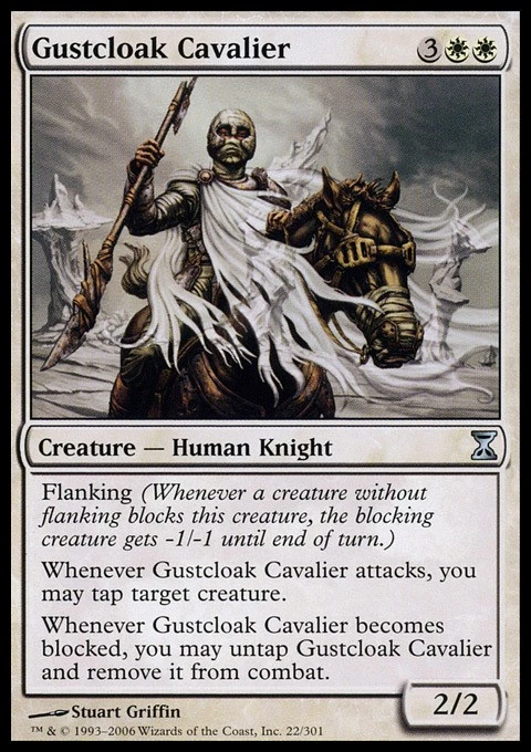 Gustcloak Cavalier - Time Spiral #22/301 MTG Magic The Gathering - Image 1 of 1