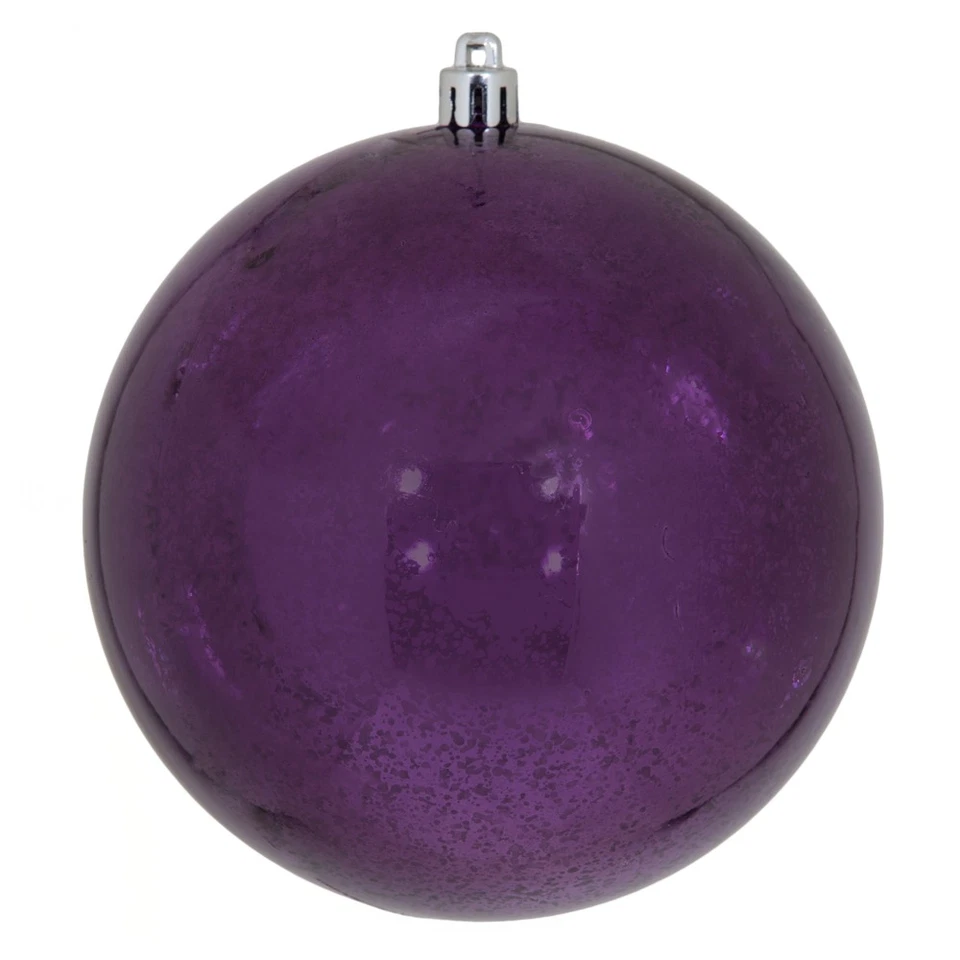 Украшение Vickerman 4,75 дюйма блестящий шар Mercury, 4 в сумке - Изображение 1 из 1