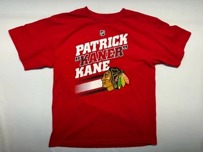 Camisa de hockey Reebok NHL Chicago Blackhawks Patrick Kane adolescente joven XL 18/20 Foto 1 de 4