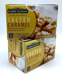 MARKT & MAIN "SALTED CARAMEL" 12 K-TASSEN GEMAHLENER KAFFEE 2026 - Bild 1 von 4