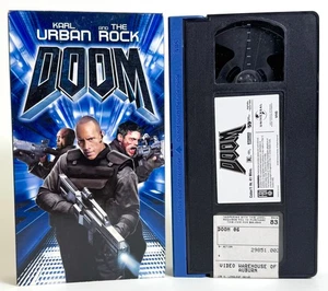 DOOM VHS - TESTED & WORKS - 2006 - FREE SHIPPING - DEWAYNE THE ROCK JOHSON - Picture 1 of 2