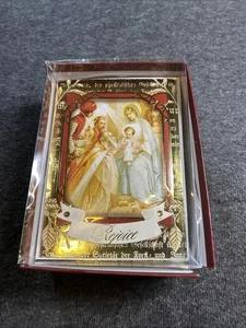  12  Punch Studio 3D EMBELLISHED CHRISTMAS Greeting Cards NEW Nativity  - Picture 1 of 3