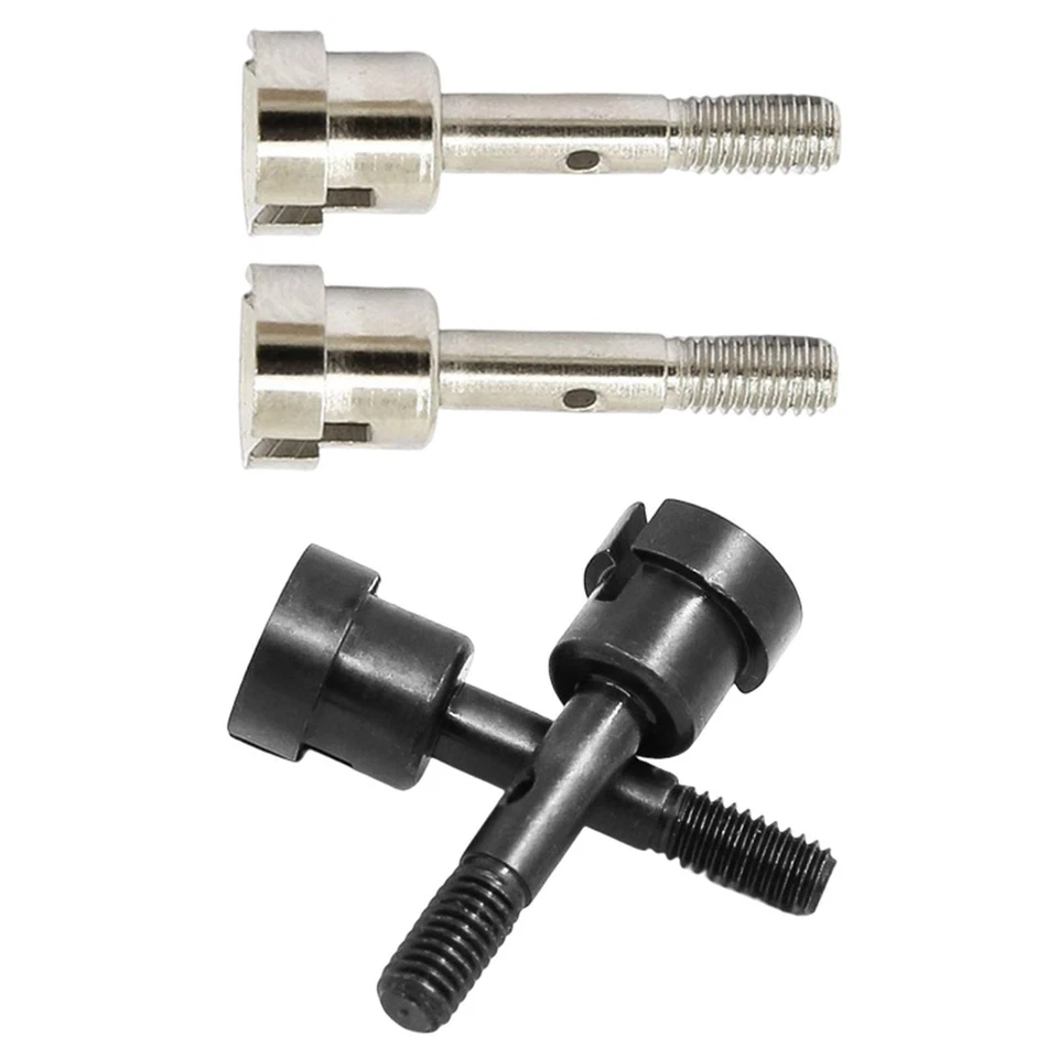 2 Pieces 1/16 Wheel Shafts Upgrade for HSP 94186 DIY Accs RC Hobby Car - Image 1 of 1