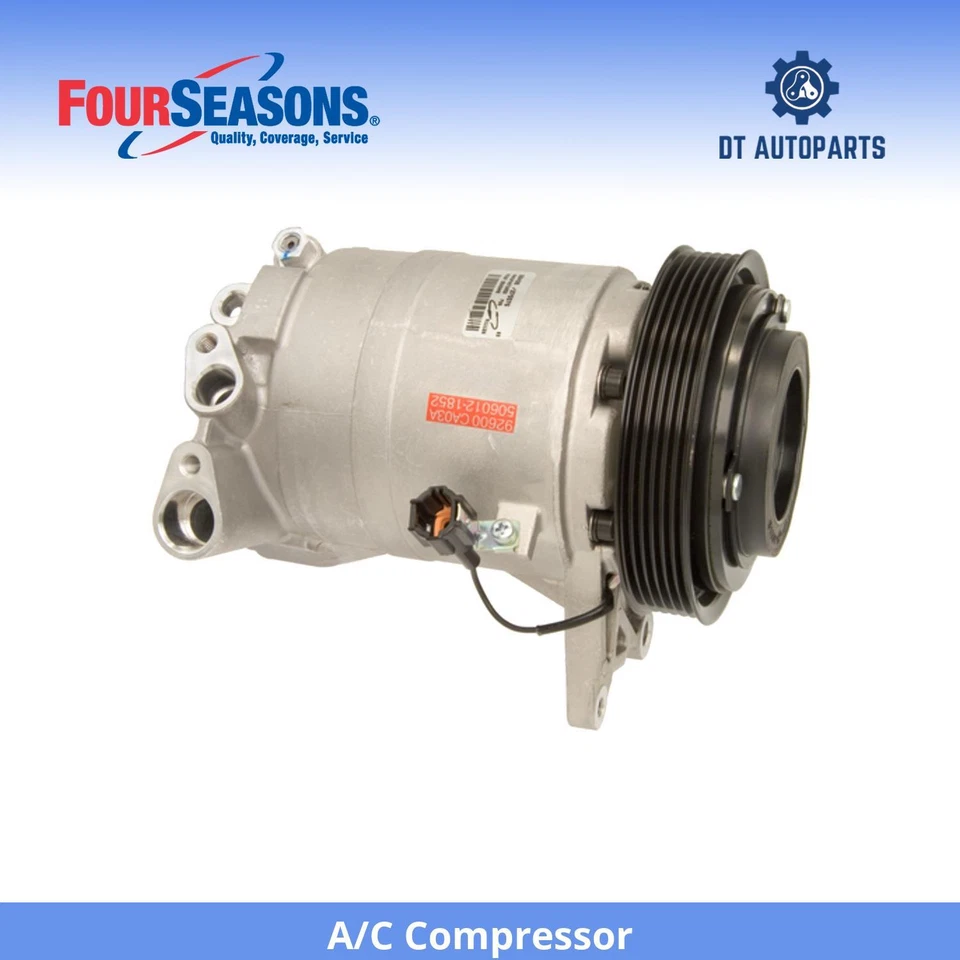 For 2002-2006 Nissan Altima 3.5L V6 A/C Compressor 4 Seasons 2003 2004 2005 - Image 1 of 4