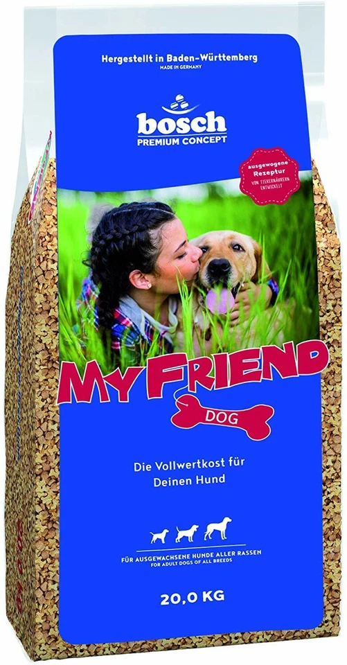 Bosch My Friend Hundefutter Adult Trockenfutter Kroketten-Mix Vollwertkost 20 kg - Bild 1 von 1