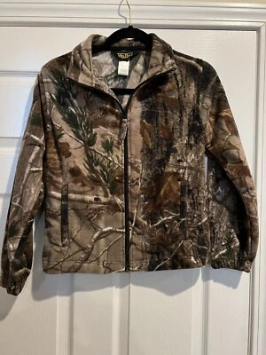 CHAQUETA POLAR WALL'S OUTDOOR JUVENIL CAMUFLAJE USADA Foto 1 de 4