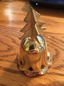Stainless Steel Christmas Tree  Bell With the tree as a Handle ! - Picture 1 of 2