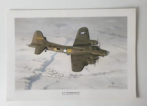 Keith Woodcock - B-17 Memphis Belle - WW2 Aviation Art Print - Picture 1 of 2