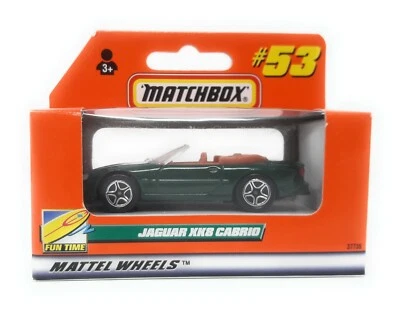 Matchbox MBX Superfast 1999 No 53 Jaguar XK 8 Cabrio green german exclusiv model - Image 1 of 2