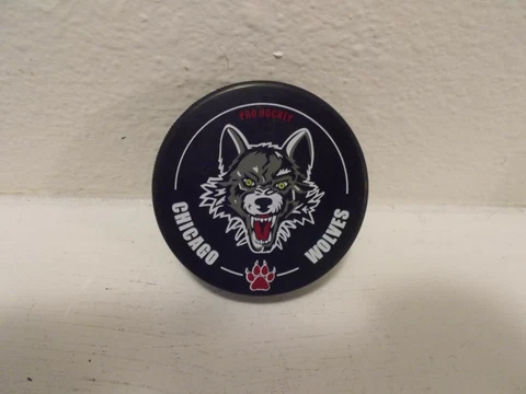 Chicago Wolves Pro Hockey Hockey Puck Cover