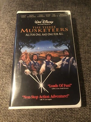 The Three Musketeers-VHS- Clamshell-MULTIPLE DVDs SHIP FREE!, SEE STORE!!! - Image 1 of 2