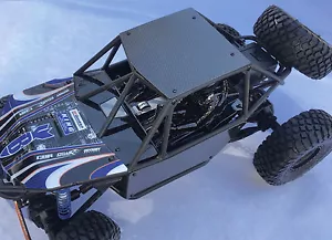 KIT PANEL FIBRA CARBONO BOMBER AXIAL RR10 (3 PIEZAS) XTR11862 CRAWLER KING OF HAMMERS - Imagen 1 de 7