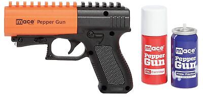 MACE Pepper Spray Gun 2.0 With Strobe LED And Integrated Picatinny Rail (Black) • 45.03$