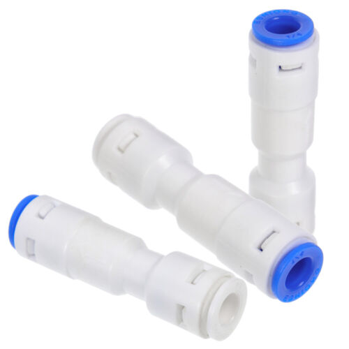 Water Fittings Plastic Connector 1/4 Quick Connect Adapters 3pcs