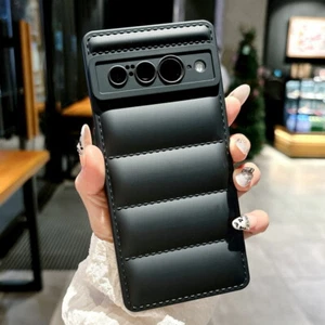For Google Pixel 8 Pro 7 Pro 6 Pro 7A Shockproof Down Jacket Silicone Case Cover - Bild 1 von 21