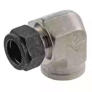 1/4 Tube x 1/2 FNPT 316ss Female Elbow Parker CPI 4-8 DBZ-SS - Picture 1 of 2