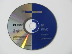 1 Hewlett Packard HP Jed Direct Print Servers Software CD-ROM PC Disk 5011-4557 - Picture 1 of 12