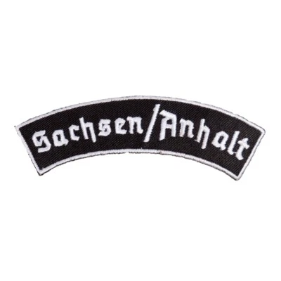 Aufnäher Aufbügler Sachsen Anhalt bügel patch halle magdeburg eisleben dessau