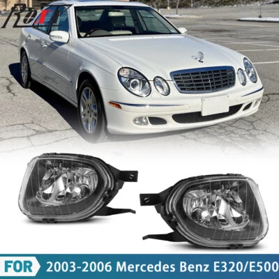 Par de luces antiniebla delanteras para parachoques de conducción Mercedes Benz E320 E500 2003-2006 Foto 1 de 4