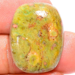 Natural Ruby Fuchsite Radiant Shape Cabochon Gemstone 24 Ct. 22X17X6 mm GC-22208 - Picture 1 of 1