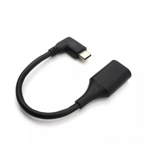 Cavo host OTG USB A 3.0 femmina a USB 3.1 Type C maschio 90° gradi angolato 1... - Immagine 1 di 1