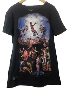 Camiseta de dos ángulos Paris Air Jordan mural unisex talla grande - Imagen 1 de 6