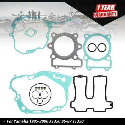 Juego completo de juntas de motor para Yamaha 1985-2000 XT350 86-87 TT350 Foto 1 de 4