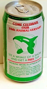 7up; Seven-Up Bottling Company of San Francisco, CA; soda pop can - Marine World - Picture 1 of 4