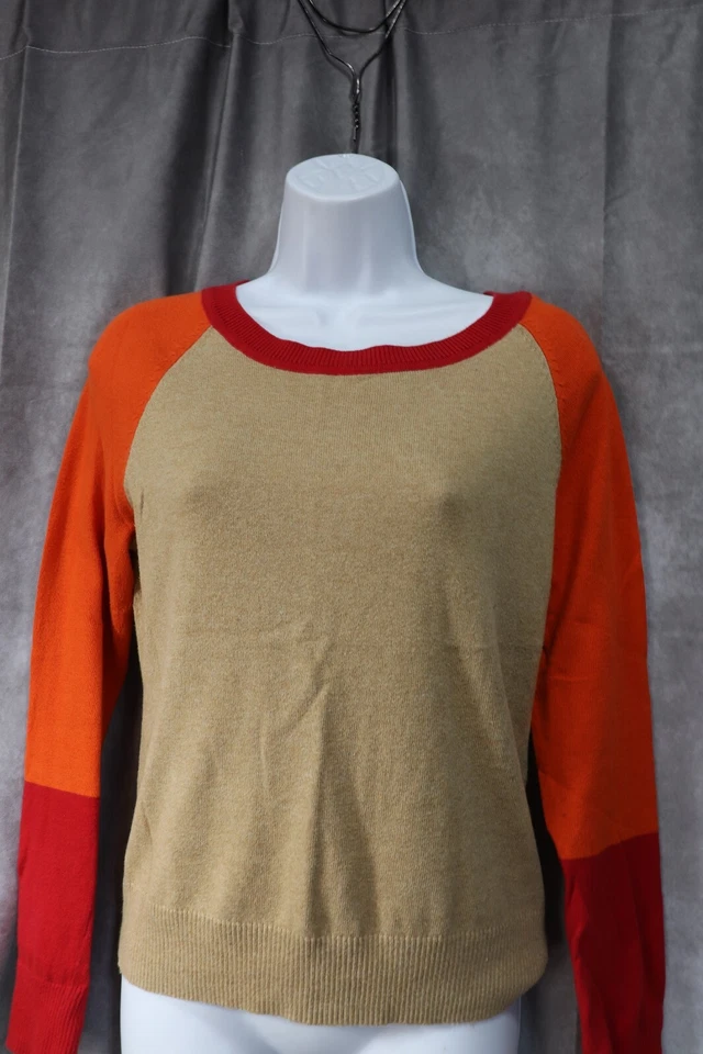 Suéter Van Heusen Mujer Marrón Naranja Manga Larga Talla XS Foto 1 de 4