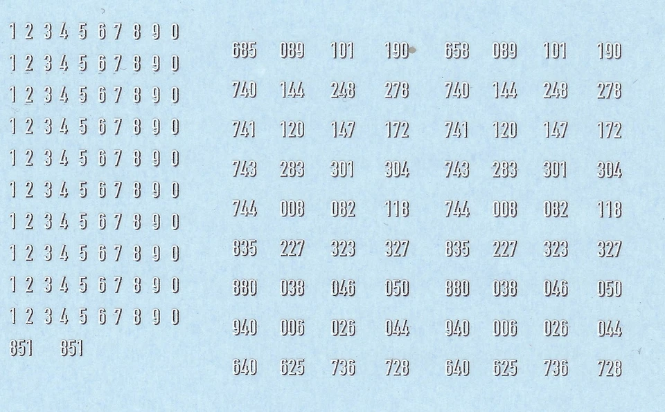 DECAL,TRASFERIBILI FS MARCATURE FRONTALI LOCO VAPORE sc.HO 1:87 (87.01) - Immagine 1 di 1