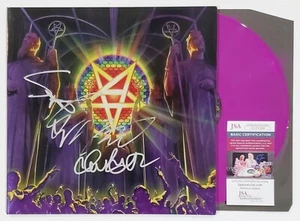 ANTHRAX BAND SIGNED FOR ALL KINGS VINYL LP RECORD ALBUM JSA CERT SCOTT IAN - Picture 1 of 2