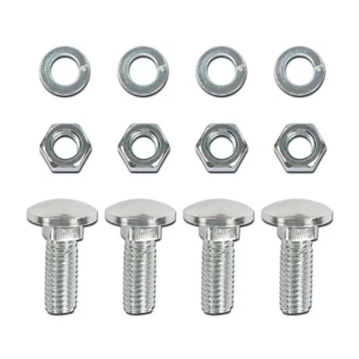 4 PCS Capped Round Head Bumper Bolts Stainless New Fit For Ford 7/16-14 x 1-1/4" - Image 1 of 4
